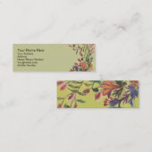 Flowers Profile Card Mini Visitekaartje (Voorkant / Achterkant)