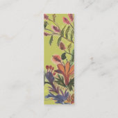 Flowers Profile Card Mini Visitekaartje (Achterkant)