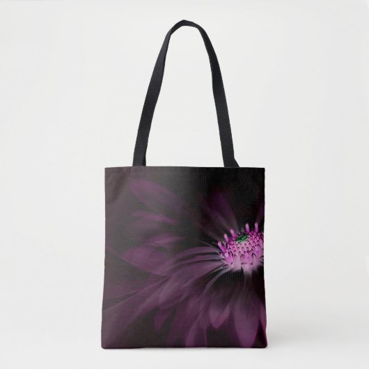 Flowers | Purple Daisy Tote Bag (Voorkant)
