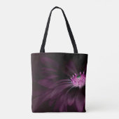 Flowers | Purple Daisy Tote Bag (Achterkant)