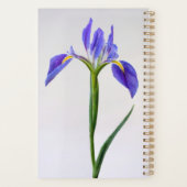 Flowers | Purple Iris Flower Planner (Achterkant)