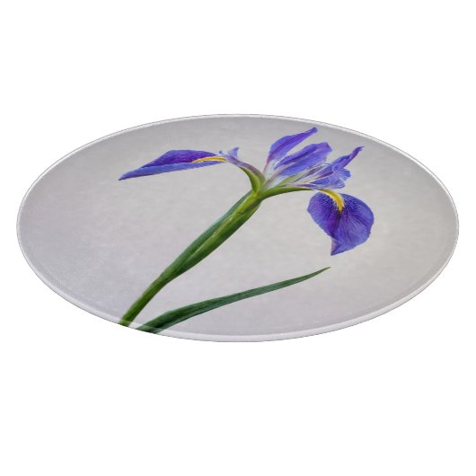 Flowers | Purple Iris Flower Snijplank (Hoek)