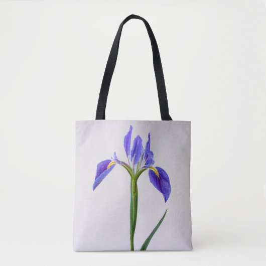 Flowers | Purple Iris Flower Tote Bag (Voorkant)