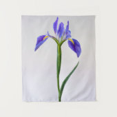 Flowers | Purple Iris Flower Wandkleed (Voorkant)