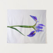 Flowers | Purple Iris Flower Wandkleed (Voorkant (horizontaal))