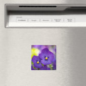 Flowers | Purple Pansie Magneet (Insitu (Vaatwasser))