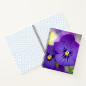 Flowers | Purple Pansie Notitieboek (Binnen)