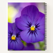 Flowers | Purple Pansie Notitieboek (Achterkant)