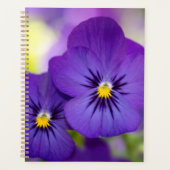 Flowers | Purple Pansies Planner (Voorkant)