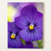 Flowers | Purple Pansies Planner (Achterkant)
