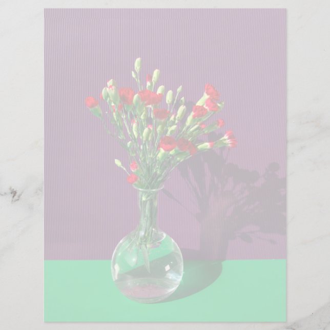 Flowers Red Carantion Bouquet (Voorkant)