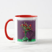 Flowers Red Carantion Bouquet Mok (Links)
