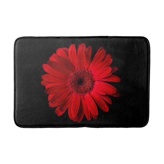 Flowers | Red Gerbera Daisy Badmat (Voorkant)