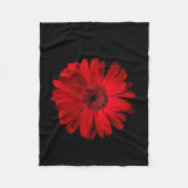 Flowers Red Gerbera Daisy Fleece Deken (Voorkant)