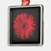 Flowers Red Gerbera Daisy Metalen Ornament (Links)