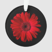 Flowers Red Gerbera Daisy Ornament (voorkant)