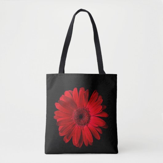 Flowers | Red Gerbera Daisy Tote Bag (Voorkant)
