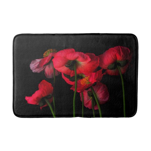 Flowers | Red Poppies Badmat (Voorkant)