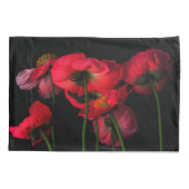 Flowers | Red Poppies Kussensloop (Achterkant)