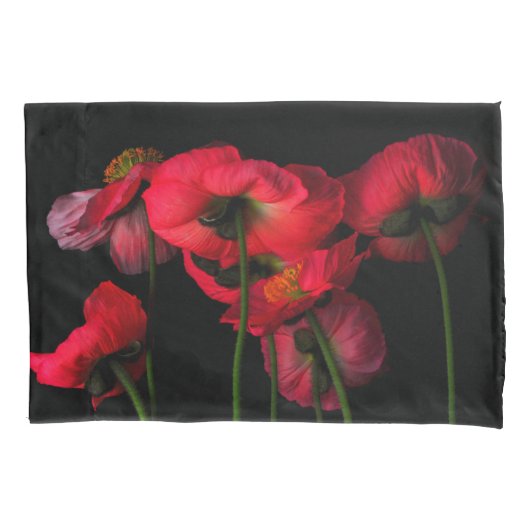 Flowers | Red Poppies Kussensloop (Voorkant)