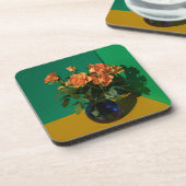 Flowers | Roses in Vase Bier Onderzetter (Linkerzijde)