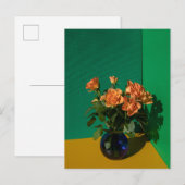 Flowers | Roses in Vase Briefkaart (Voorkant / Achterkant)