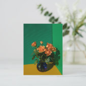 Flowers | Roses in Vase Briefkaart (Staand voorkant)