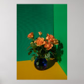 Flowers | Roses in Vase Poster (Voorkant)