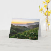 Flowers | Santa Cruz California Kaart (Gele Bloem)