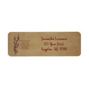 Flowers Serenity Prayer Inspirerend Adres Etiket