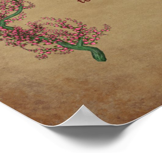 Flowers Serenity Prayer Inspirerend Poster (Hoek)