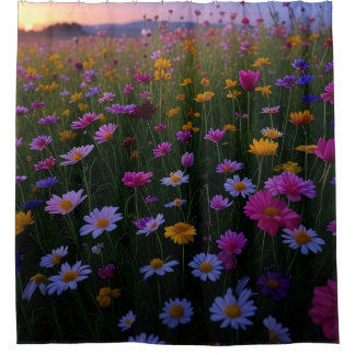 Flowers Shower Curtain Douchegordijn