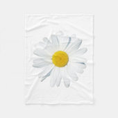 Flowers | Single Daisy Fleece Deken (Voorkant)