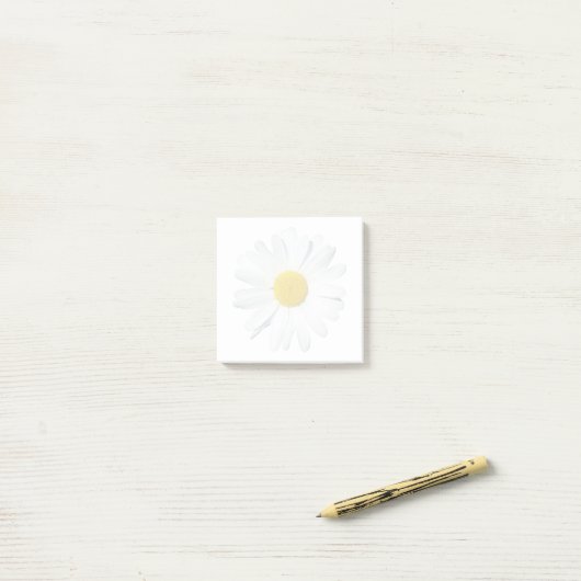 Flowers | Single Daisy Post-it® Notes (Op bureau)