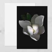 Flowers | Single White Magnolia Blossom Bedankkaart (Voorkant / Achterkant)