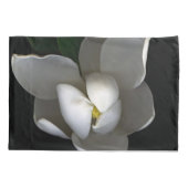 Flowers | Single White Magnolia Blossom Kussensloop (Achterkant)