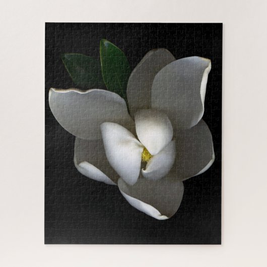 Flowers Single White Magnolia Blossom Legpuzzel (Verticaal)