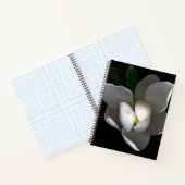 Flowers | Single White Magnolia Blossom Notitieboek (Binnen)