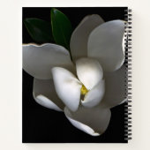 Flowers | Single White Magnolia Blossom Notitieboek (Achterkant)