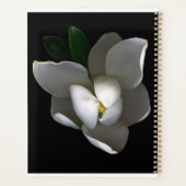 Flowers Single White Magnolia Blossom Planner (Achterkant)