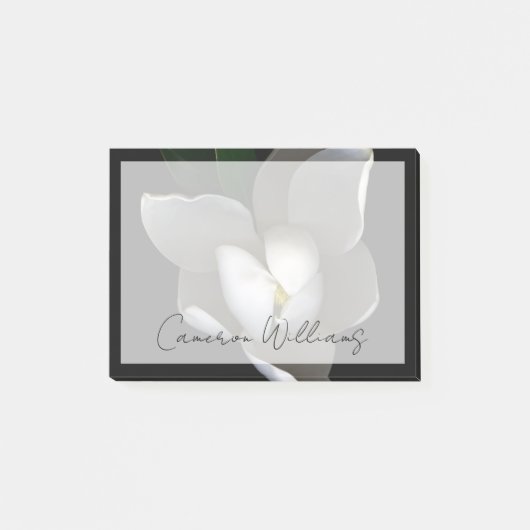 Flowers Single White Magnolia Blossom Post-it® Notes (Voorkant)