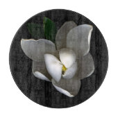 Flowers Single White Magnolia Blossom Snijplank (Voorkant)