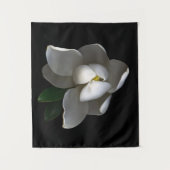 Flowers | Single White Magnolia Blossom Wandkleed (Voorkant)