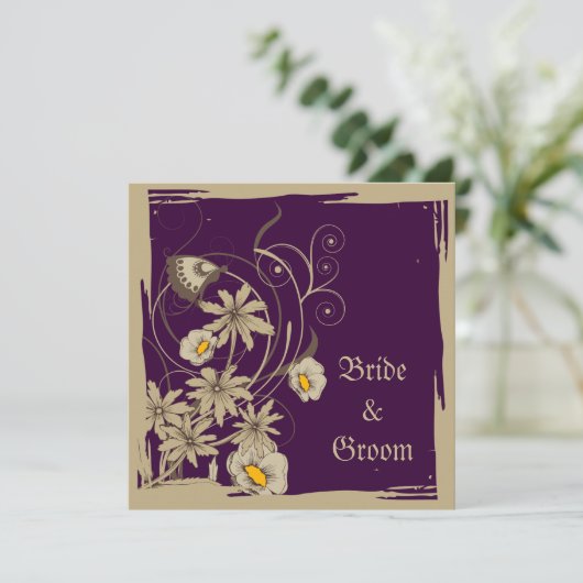 Flowers slaat de datumaankondigingen op Kaart (Staand voorkant)