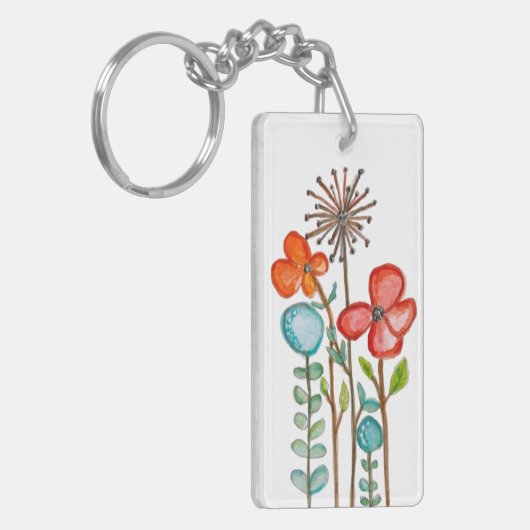 Flowers Sleutelhanger (Voorkant Links)