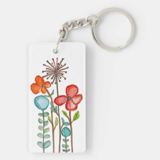 Flowers Sleutelhanger (achterkant)
