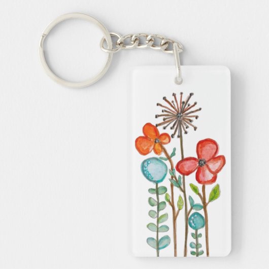 Flowers Sleutelhanger (Voorkant)