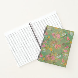  Flowers Spiral Notitieboek – Elegante Bloemen