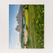 Flowers | Spring Alpe di Siusi Langkofel Legpuzzel (Verticaal)