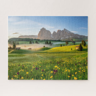 Flowers   Spring Alpe di Siusi Langkofel Legpuzzel